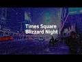 Times Square Blizzard Night | 4K #newyorkcity #nyc #timesquare