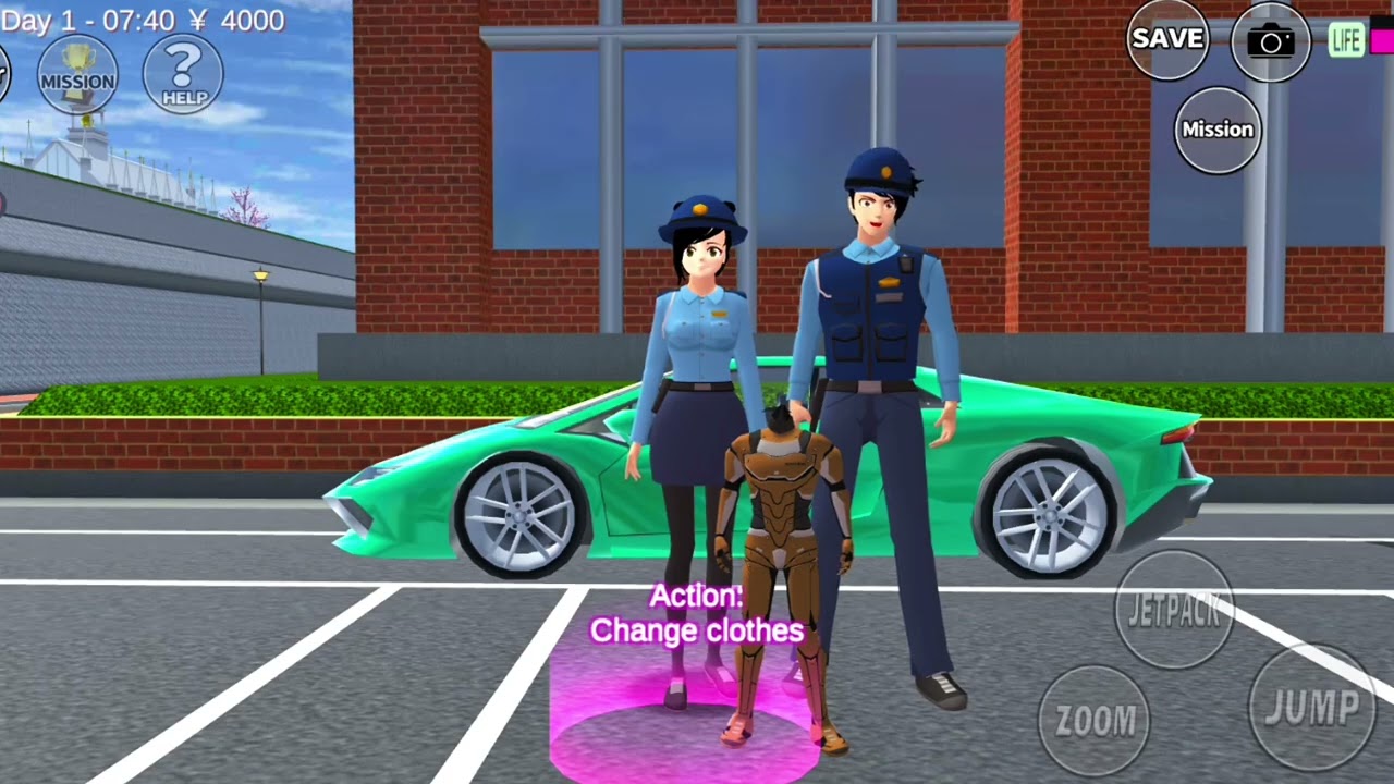 How to make sakura school simulator short video