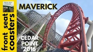 Maverick POV HD Cedar Point 2016 Roller Coaster Front Seat On-Ride Pivothead