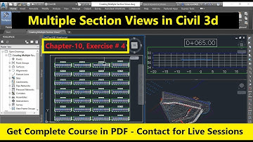 Creating Multiple Section Views in Civil 3d | How to Create Road Cross Sections in AutoCAD Civil 3d