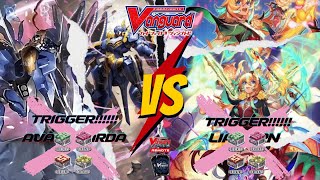 TRIGGER!!!!!!! Vs. TRIGGER!!!!!!!!!! | Avantgarda Vs Lianorn | Cardfight Vanguard screenshot 5