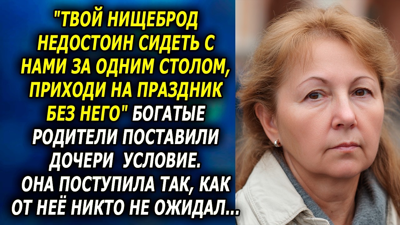 “ОТ НЕГО ВОНЯЕТ БЕДНОСТЬЮ!” РОДИТЕЛИ ОТКАЗАЛИСЬ ПУСКАТЬ ЗЯТЯ ЗА СТОЛ И ПОСТАВИЛИ ДОЧЬ ПЕРЕД ВЫБОРОМ…