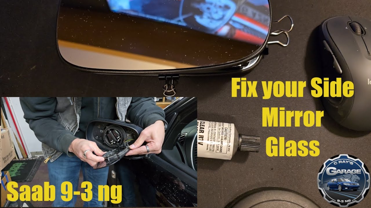 Fixing Side Mirror Glass  | 2007 Saab 9-3 Anniversary Edition