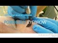 Permanent makeup tutorial: powdered eyebrows / Уроки татуажа - пудровые брови