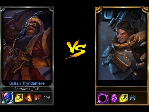 Tryndamere Vs Garen - YouTube.