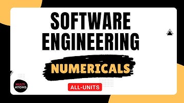 software engineering | Software Engineering ALL UNITS NUMERICALS Video | PYQ Solution | Aktu Exam