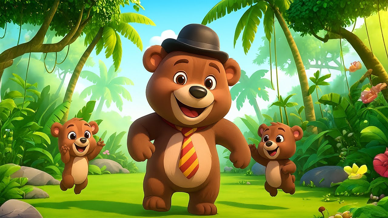 Dancing Bears Sing with Mommy Bear | Fun Kids Cartoon Song & Dance ...