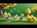 Five Ducks Splash and Play | Fun Nursery Rhyme for Kids | Cute Animal Water Song for Toddlers