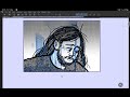 Lineart on ClipStudio Paint.