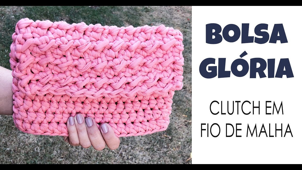clutch croche malha
