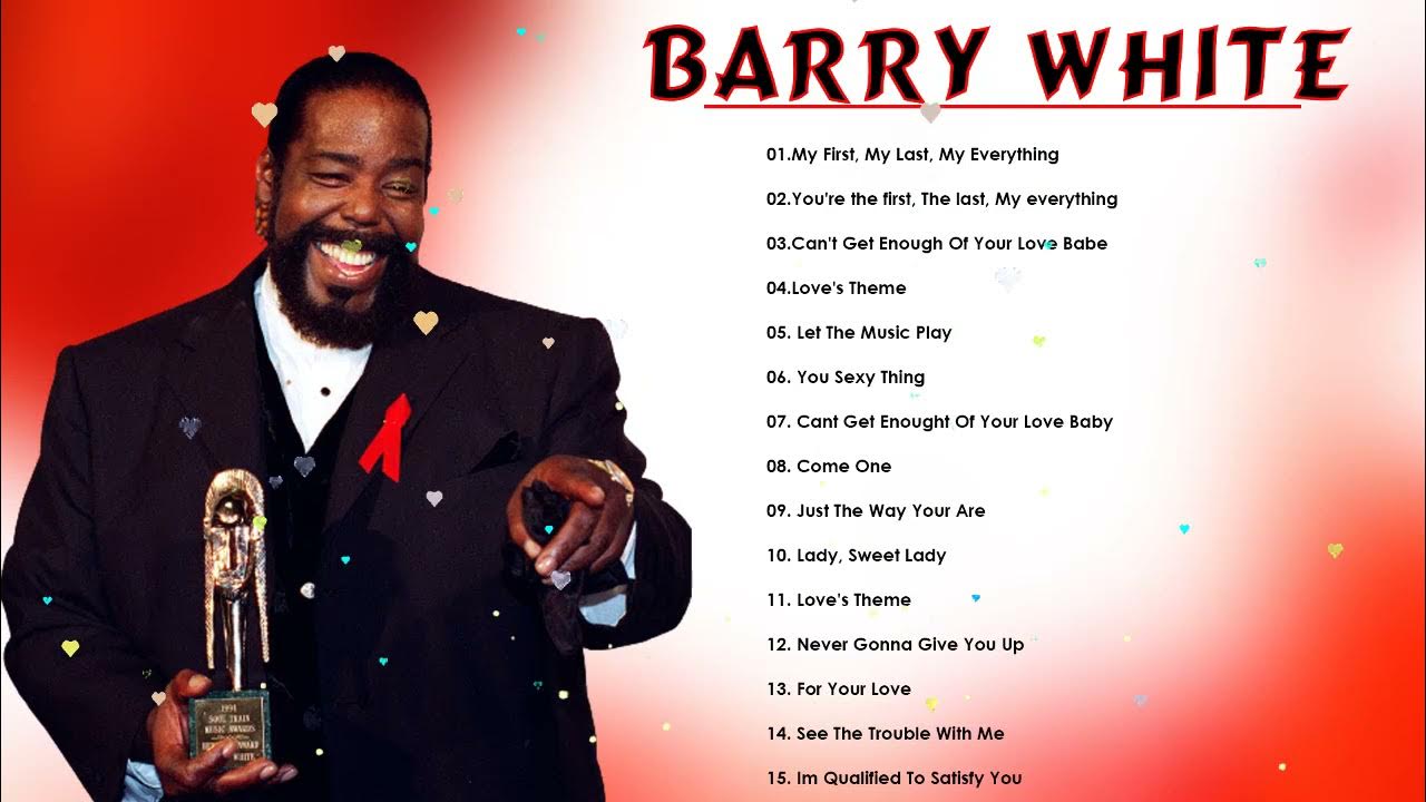 Песню бари вайт. Barry White Live.