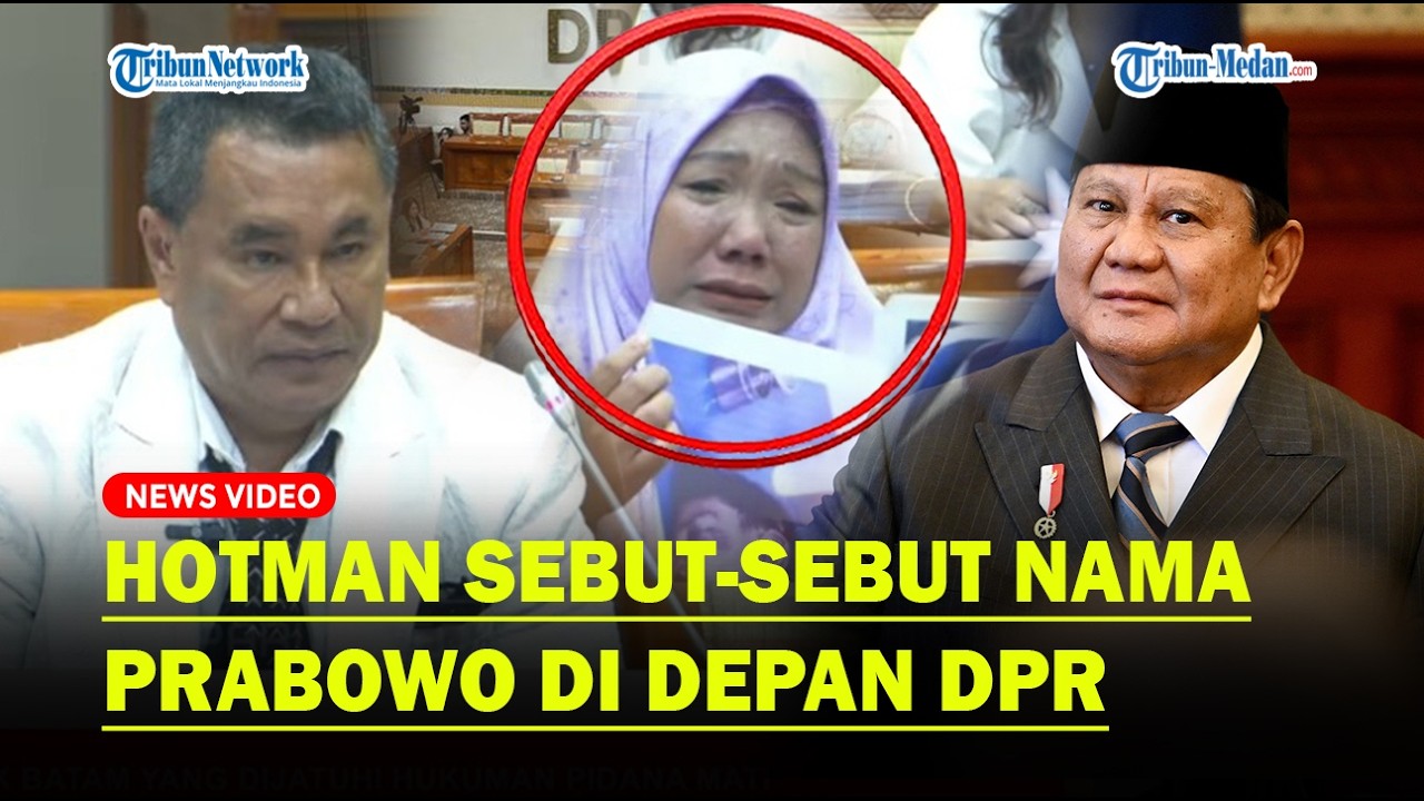 HOTMAN PARIS Singgung Nama Presiden di Depan DPR: Kata Pak Prabowo Terjadi Miscarriage of Justice