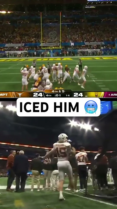ASU Girls Disrupt Texas Kicker's Warmups Before Game-Winning FG Attempt 😅 #shorts