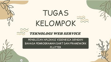 PENGUJIAN APLIKASI VIGENESIA DENGAN BAHASA PEMROGRAMAN DART DAN FAMEWORK FLUTTER