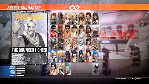 Dead or Alive 6 [PS4] - Command Training: Brad Wong