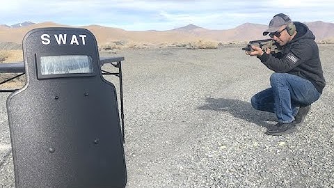 SWAT Ballistic Shield Test