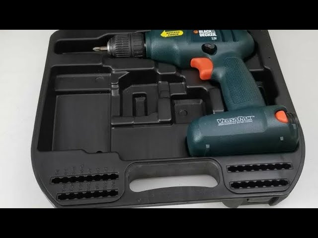 Black and Decker Versapak Cordless Combo - Drill, Angle Sander