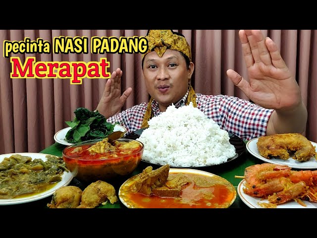 PECINTA NASI PADANG MERAPAT || MUKBANG NASI PADANG class=