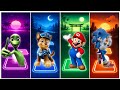 👽 Alien vs Chase vs Mario vs Sonic | Tiles Hop Battle Challenge 🎵🔥 Who Wins?😱😱
