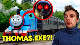 Всякий раз, когда вы увидите THOMAS EXE SCP-ПАРОВОЗ на заброшенном железнодорожном пути, БЕГИТЕ БЫСТРО!! (СТРАШНЫЙ)