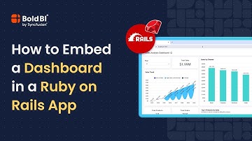 How to Embed a Dashboard in a Ruby on Rails App | Bold BI®