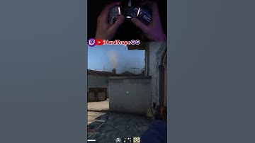 ignore my crosshair at the end￼😅 #gaming #controller #csgo