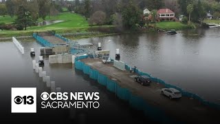 State-of-the-art canal gate closes for first time in Stockton to prevent flooding