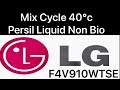 LG F4V910WTSE, Mix Cycle 40c Using Persil Liquid Non Bio, Dark Wash @servisquartz6676