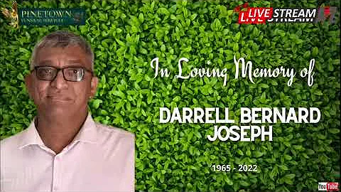 The Funeral Service of Darrell Bernard Joseph