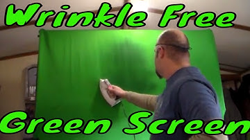 Get Those Wrinkles Out Of Your Green Screen