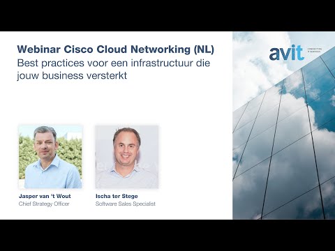 Webinar Cisco Cloud Networking | Avit Group | NL