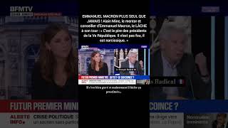 Alain Minc , Il Lâche Macron Âpres Lavoir Mis En Place