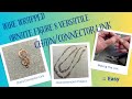 Wire Wrapped Ornate Figure Eight | Versatile Connector for Any Jewellery Project!