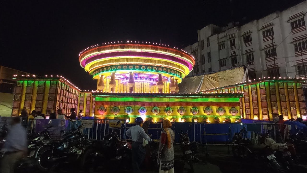 Asansol Police Line Durga Puja Bedi (Mandop)