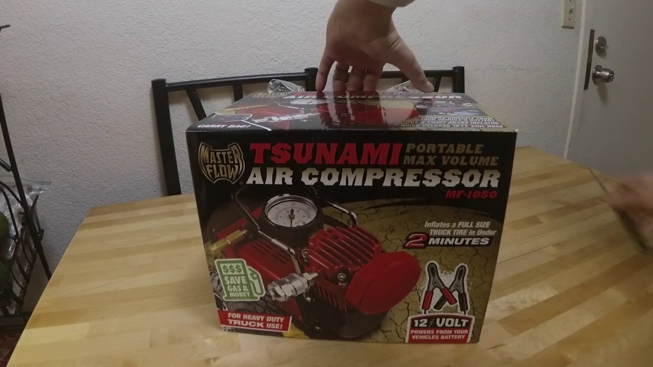 Masterflow Mf 1050 Air Compressor Unboxing Youtube 