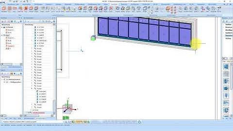 HiCAD 2020 - automatic facade connection with the element installation