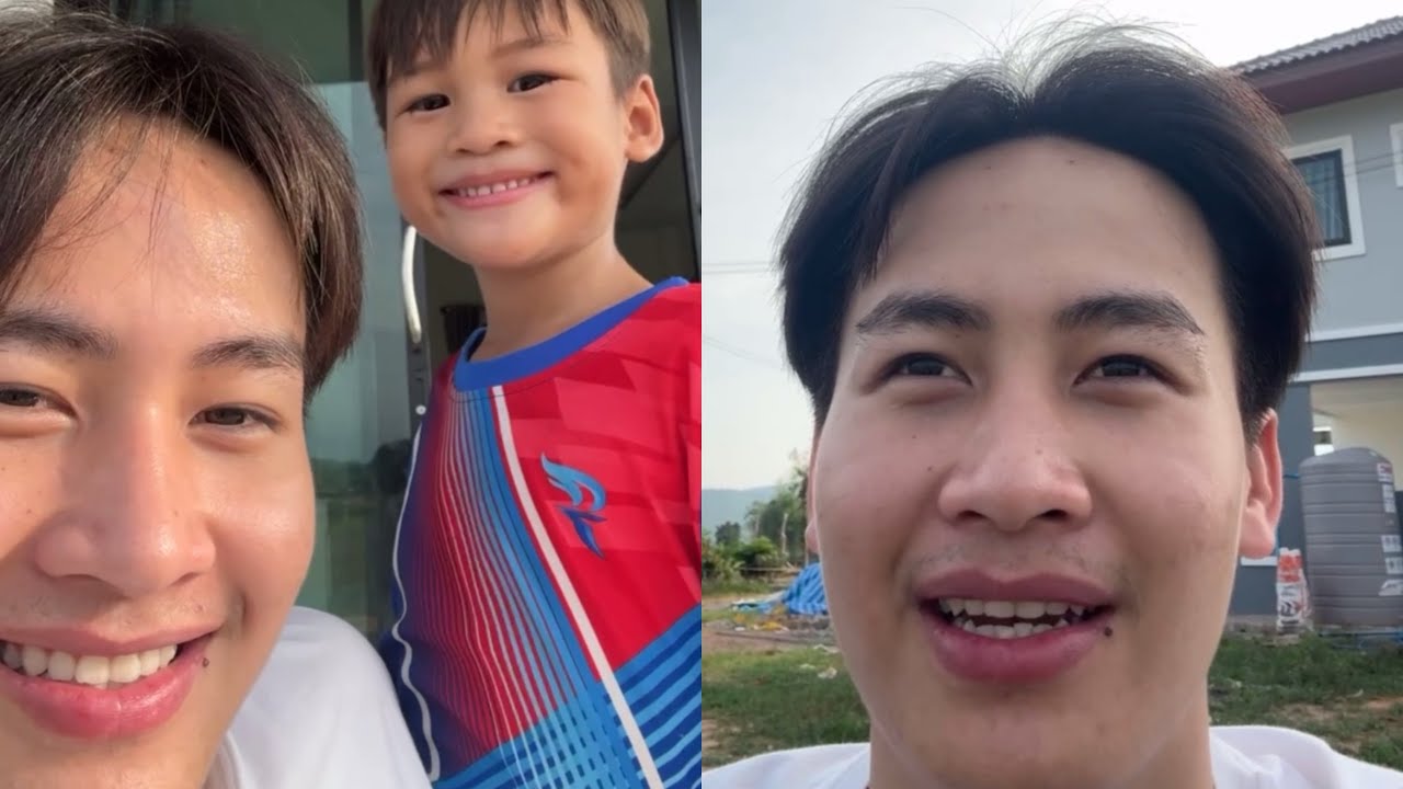 บรรยากาศดีมาก!! ”ต้าวหยอง“ กลับบ้านนาหลังเขา เติมกำลังใจ | เยี่ยมยาย รพ. น้ำตาไหลเอาทองใส่มือ