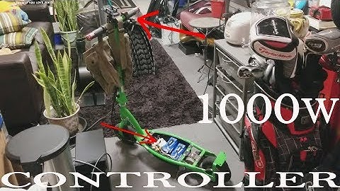Razor Scooter 30MPH How To Install A Throttle & 1000w Controller For Your Razor E300 E200 Scooter!