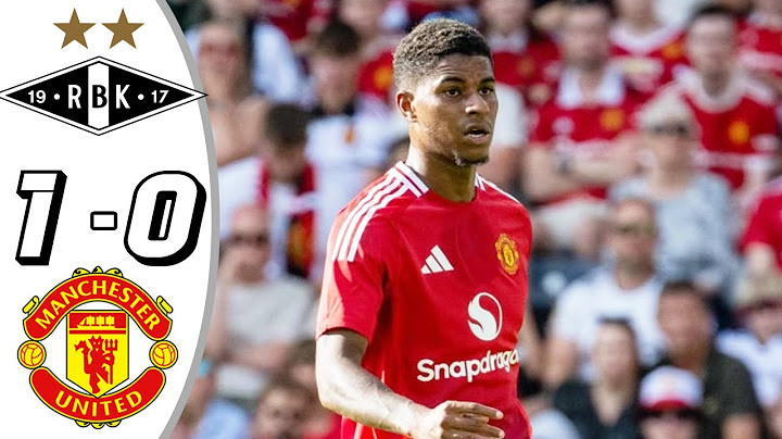 Rosenborg vs Manchester United 1-0- All Goals & Highlights - 2024