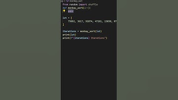 Weirdest Sorting Algorithm - Monkey Sort