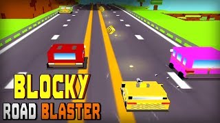 Blocky Road Blaster - 3D ( Fun Race & Shoot Game ) - Black Chilli Games Walkthrough screenshot 3