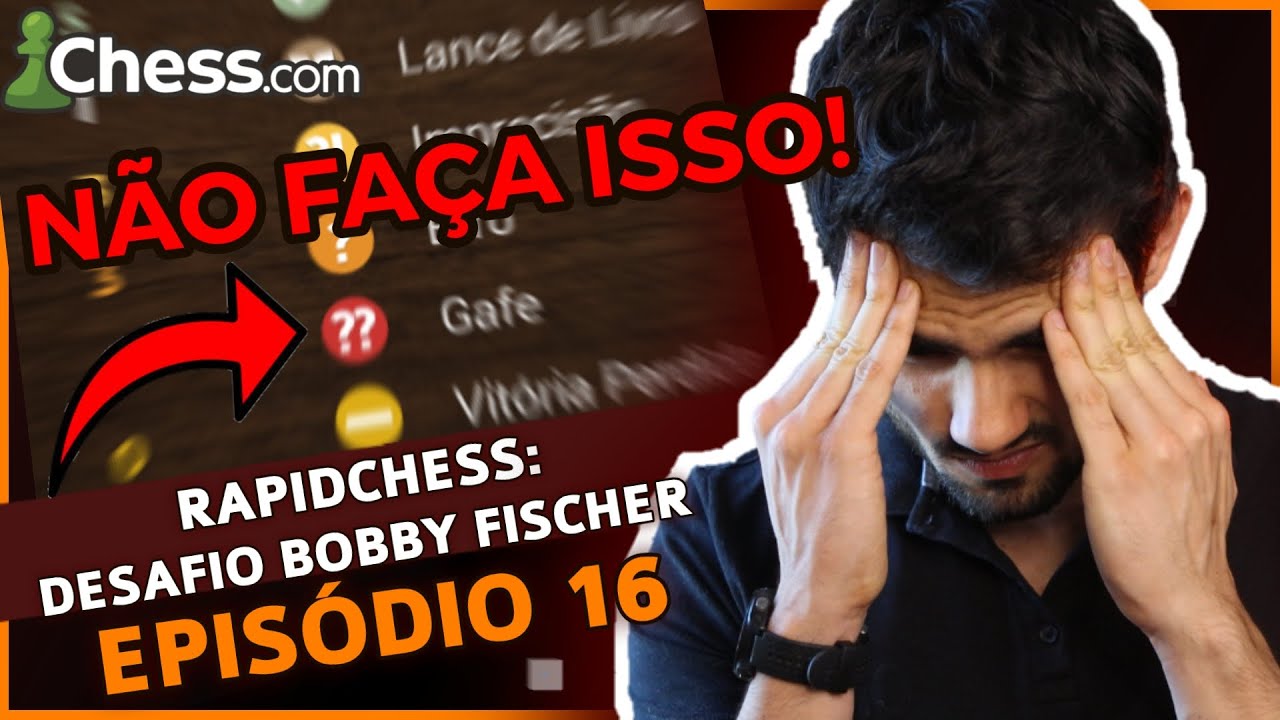 INACREDITÁVEL! O mistério do amor a escandinava continua! - Desafio  Rapidchess Bobby Fischer (Ep29) 