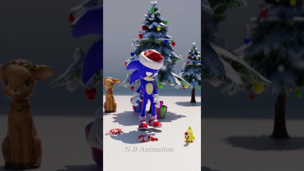 Sonic Christmas N B ANIMATION Funny Memes