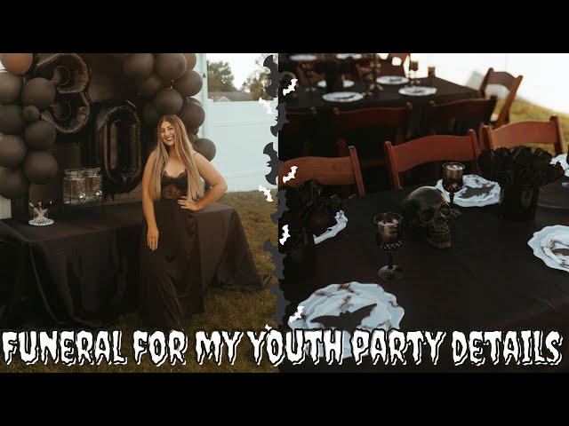 How to Host a Death to my Youth Funeral with 30th Party Ideas