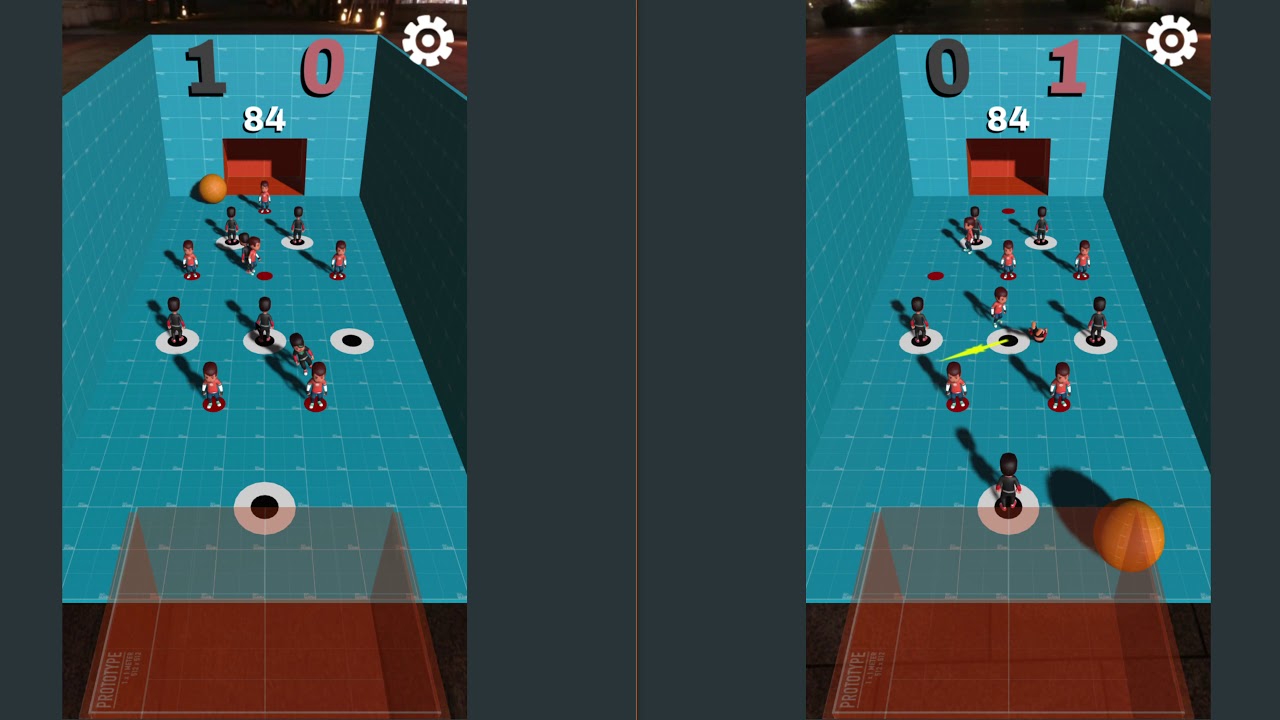 Foosball Toss First Playable Realtime Network Physics Made in
