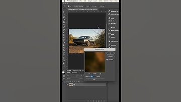 #shorts | How to Blur Background In Photoshop | FAST AND EASY