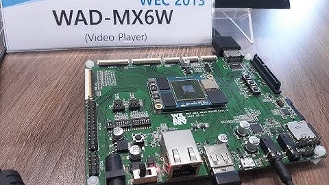 Testing Video Player on WAD-MX6W board running Windows Embedded Compact 2013(WEC 2013).