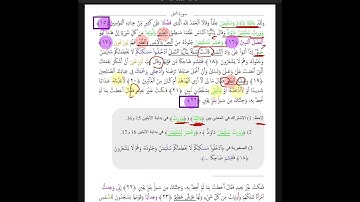 ربط وفهم ايات سوره (النمل ).الجزء الثانى .من الأيه رقم (١٣)الى الأيه رقم (٢٦).والمتشابهات 🌹💐🌷