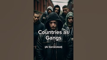 Countries as Gangs! #aiart #midjourney #country #gangs #shorts