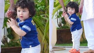 Taimur Ali Khan Fighting With His Nanny To Take A Dip In The Pool